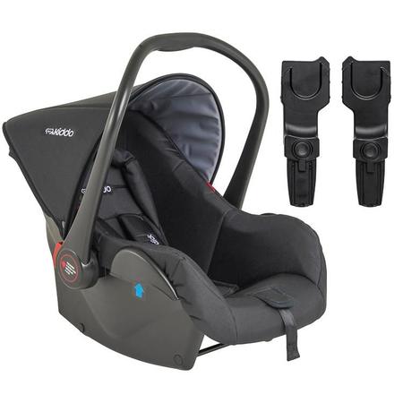 Imagem de Carrinho Bebê Travel System Galaxy + Casulo Click PR/Cappuccino Kiddo