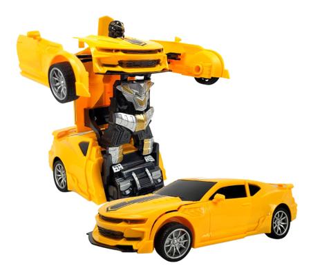 Carro de controle remoto camaro bumblebee 1 18 cks