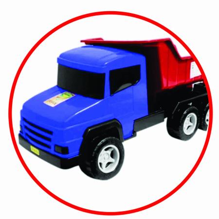 Caminhão Carrinho Big Super Caçamba lindo brinquedo Educativo Grande Para  Crianças Aproximadamente 50 CM