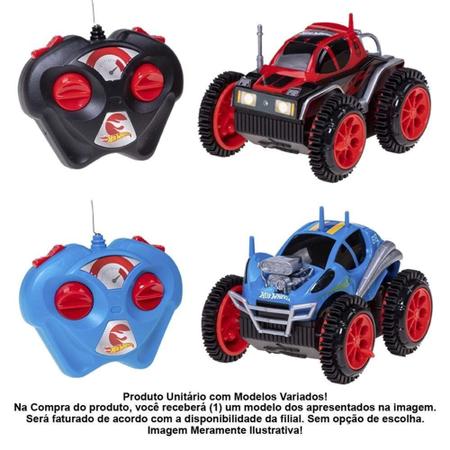 Carrinho Controle Remoto Hot Wheels Turbo Tumbling Candide