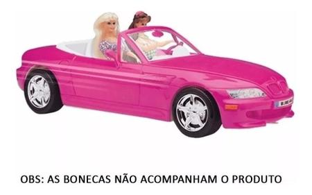 Imagem de Carrinho Carro Conversível P/ Boneca Barbie - 46cm - Roma