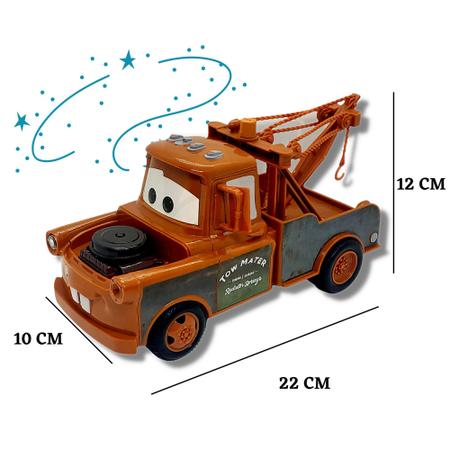 Carrinho Cars Corrida Fricção infantil Relâmpago Mcqueen Mate