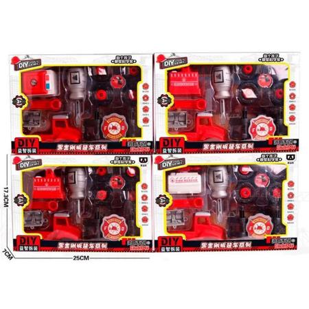 Caminhão Bombeiro 4 em 1 City Machine Vermelho – Multikids