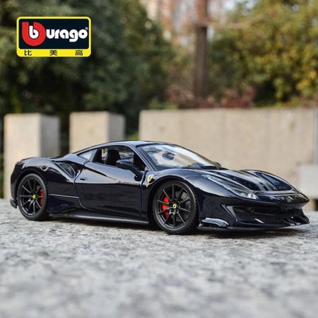 Imagem de Carrinho Coleção Miniatura Ferrari 18 Cm 1:24 Burago Abre Porta AZ