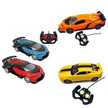 Carro de Controle Remoto Com Luzes Futuro Kids