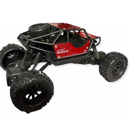 Carro De Controle Remoto Monster Truck Recarregável 4x4