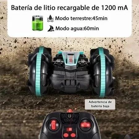 2 Em 1 Carro De Controle Remoto, 360 ° Flips Dupla Lados Rotating