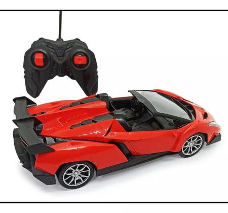 Carrinho Controle Remoto Lamborghini Conv Recarregável 1:16