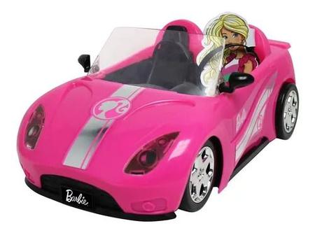 Carro da Barbie Deluxe Carro de Controle Remoto com Luzes 7 Funções -  Candide - Carrinho de Controle Remoto - Magazine Luiza