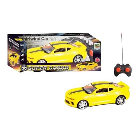 Carro Carrinho Controle Remoto Grande 45 Cm Escala 1:10 Camaro