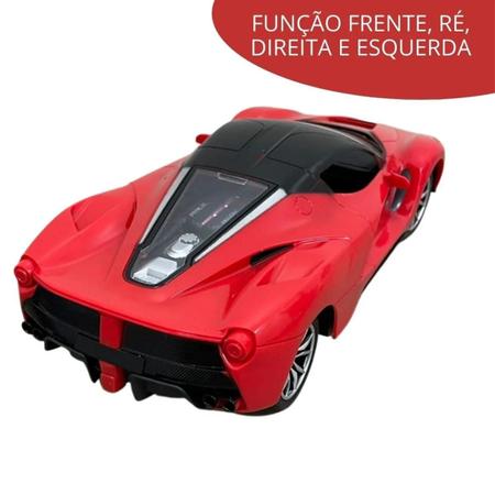 Brinquedo para Crianças Carrinho de Controle Remoto 1:16 Com Luz de Farol e  4 Funções Amarelo Importway - BW025AM