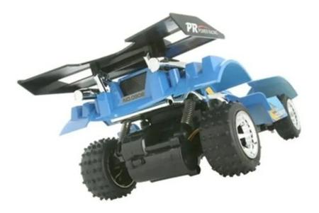 CARRO COM CONTROLE REMOTO BLAST CANDIDE 6437 AZUL