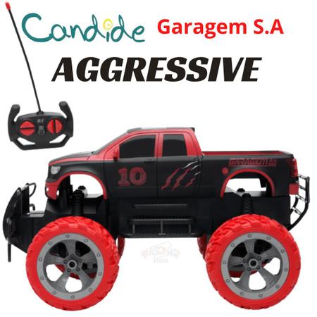 Imagem de Carrinho Controle Remoto Garagem Sa Agressive Candide 3538