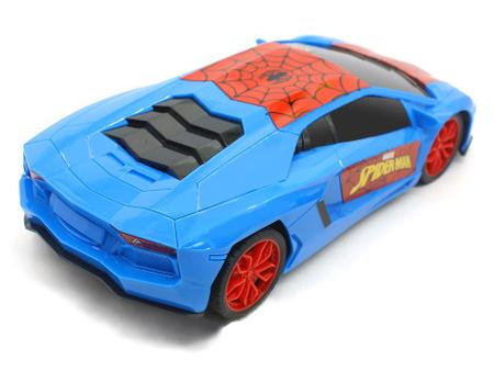 Carro de Controle Remoto Homem-Aranha Spiderman Candide 5845 - Carrinho de Controle  Remoto - Magazine Luiza