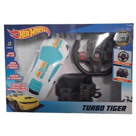 Carrinho Turbo Tinger Controle Remoto Hot Wheels Candide - Loja Zuza  Brinquedos