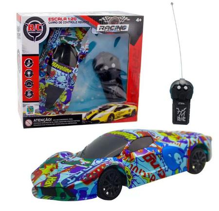 Carro de controle remoto 4 Funções Simples Brinquedo Com farol e som Sem  Fio Esportivo Criança - Futuro Kids - Carrinho de Controle Remoto -  Magazine Luiza