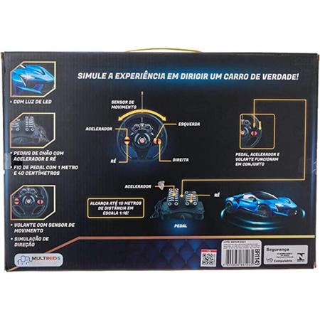 Carro de corrida de controle remoto Multikids Racing Control