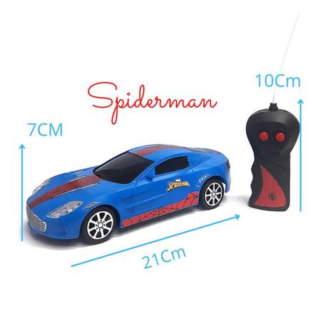 Imagem de Carrinho Controle Remoto Web Storm Spider Man Candide 5853