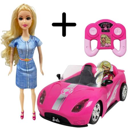 Kit Carro Deluxe Conversível Controle Remoto 1860 Candide Carrinho com  Boneca Barbie Mattel Presente Menina - Carrinho de Boneca - Magazine Luiza