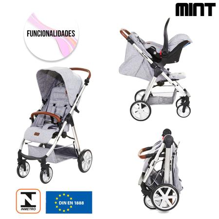 Carrinho de Beb ABC Design Travel System Mint Beb Conforto