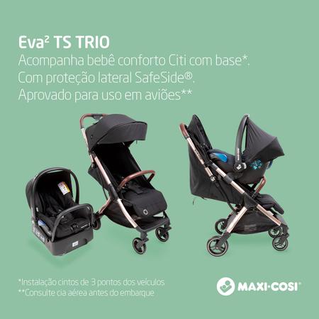 Imagem de Carrinho de Bebê + Bb Conforto + Base Eva2 Ts Trio Maxi-Cosi