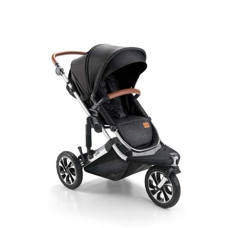 Imagem de Carrinho de Bebê Jet 3 Rodas Preto Litet - BB679