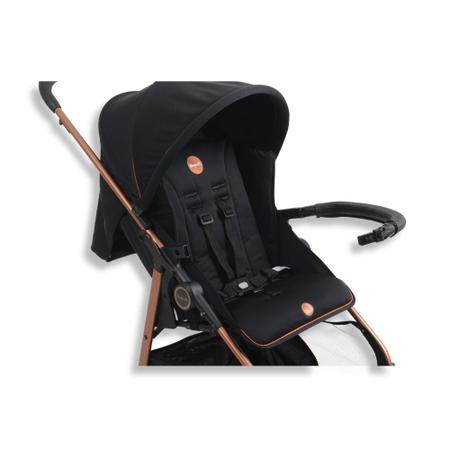 Imagem de Carrinho de bebe lui preto cobre + bebe conforto materna - burigotto