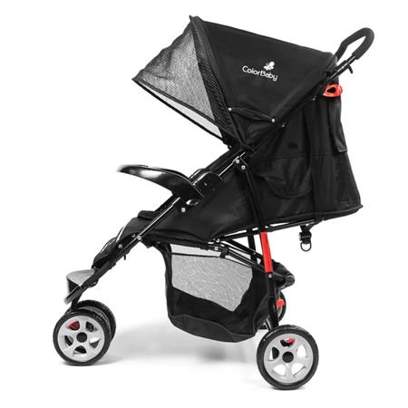 Carrinho Bebe Passeio Black Até 15kg 3x1 Color Baby 3 Rodas - Carrinho de  Bebê - Magazine Luiza