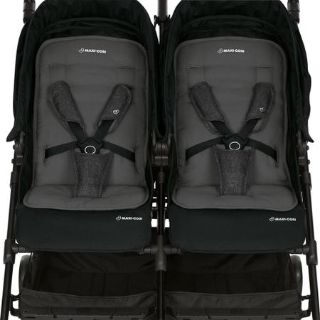 Imagem de Carrinho de Bebê Para Gêmeos Maxi-Cosi Dana For2 Nomad Black - IMP01374