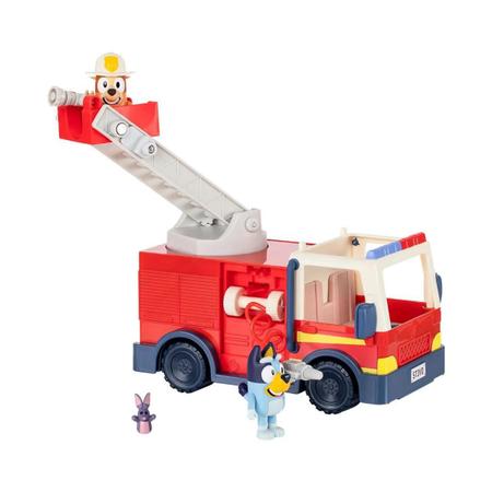 Imagem de Carrinho de Bombeiro Bluey Roda Lívre c/ Bonecos - Firetruck