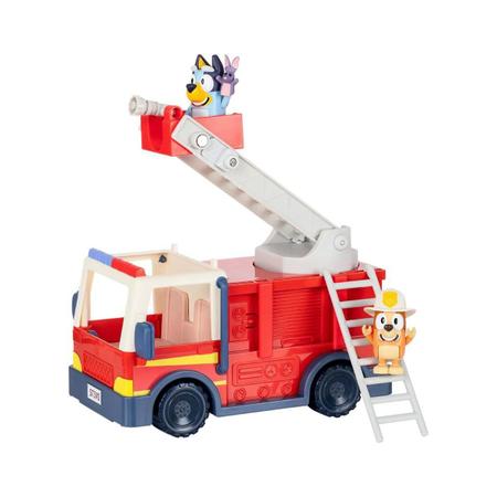 Imagem de Carrinho de Bombeiro Bluey Roda Lívre c/ Bonecos - Firetruck