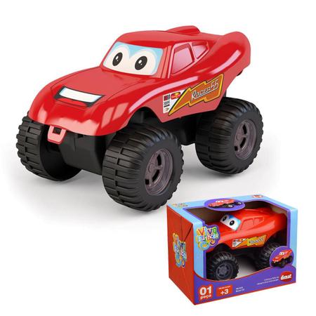 Carro Carrinho de Corrida Brinquedo Infantil Esportivo - Ri Happy