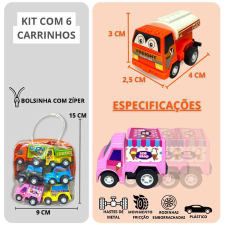 CANIGHT 6 Pçs Lembrancinhas De Festa De Carro De Fricção Carros Modelo De  Carro Brinquedos Infantis Carrinho Utilitário De Plástico Carrinhos De Bebê  Presentes De Aniversário Brinquedos : : Brinquedos e Jogos