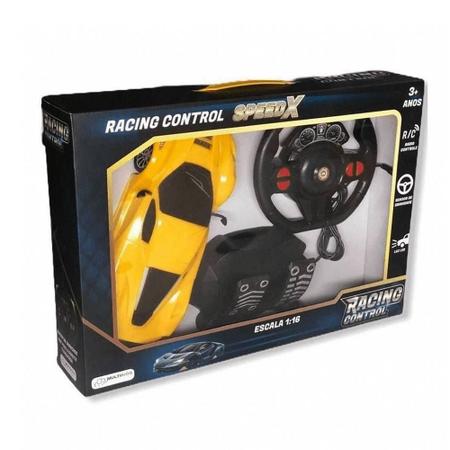 Imagem de Carrinho de Controle de Remoto - Racing SpeedX - Amarelo - Multikids