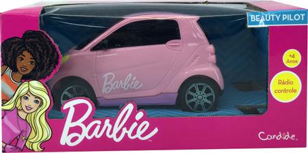 Carrinho De Controle Remoto Beuty Pilot Barbie 3 Funções Candide - 1835