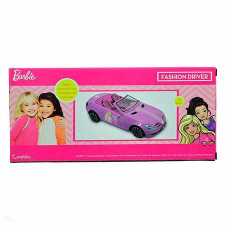 Imagem de Carrinho de Controle Remoto - Barbie - Fashion Driver Conversível - Candide