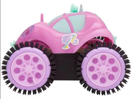 Carrinho de Controle Remoto Barbie Glamour Flip 3 Funções Candide 1851, Magalu Empresas