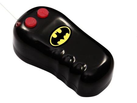 Imagem de Carrinho de Controle Remoto Batman Batmóvel - Candide 3 Funções Alcance de 5 á 10 metros