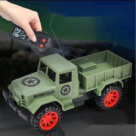 Baliza com miniatura carreta cegonha de controle remoto TAMIYA 1