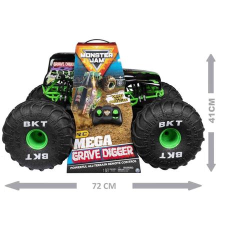 CARRO CONTROLE MONSTER JAM GRAVE DIGGER 1:24 - Sunny 2026 em Promoção na  Americanas