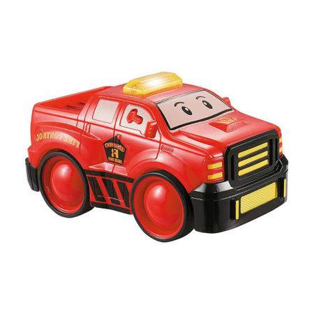 Imagem de Carrinho de Controle Remoto com Luzes e Som - Bombeiro - Pura Diversão - Yes Toys