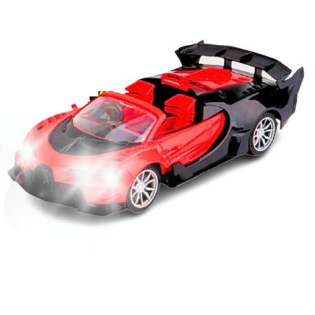 Imagem de Carrinho De Controle Remoto Conversivel  - Bugatti Vermelho
