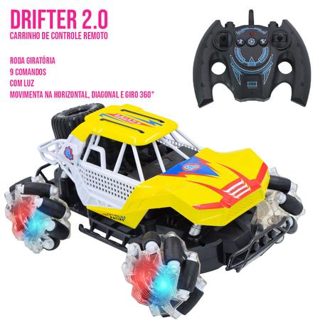 Carrinho Dublê Com 2 Controles, Sensor de Dedo, Articulado, Giro 360 de  Rotação, Bilateral e 4X4 WD+Acessorios - RC - Carrinho de Controle Remoto -  Magazine Luiza