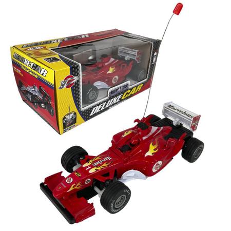 Carrinho De Controle Remoto Carro Corrida Tipo Formula 1 Deluxe