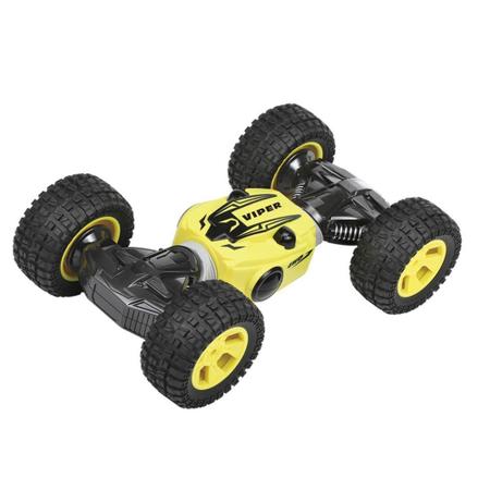 Imagem de Carrinho de controle remoto grande  4 funções bateria recarregável 4x4 Viper menino - Dm Toys