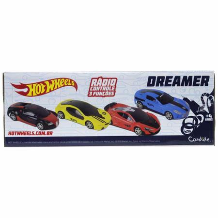 CARRO COM CONTROLE REMOTO RUSH HOT WHEELS 49MHZ CANDIDE 4548