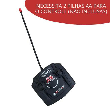 Carrinho Controle Remoto 1:16 Importway Com Luzes Amarelo