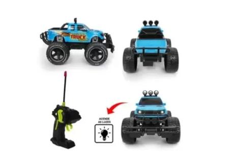 Carrinho De Controle Remoto - Monster Truck Junior - Azul - Polibrinq -  WebContinental