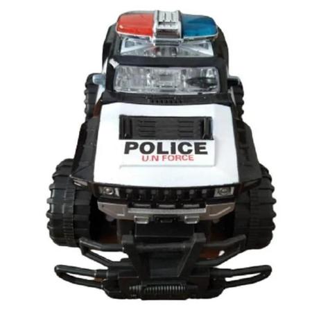 Carrinho De Controle Remoto Polícia 4x4 Monster Brinquedo