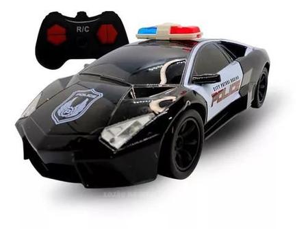 Brinquedo Carrinho de Policia c/ Controle Remoto Branco - Shop